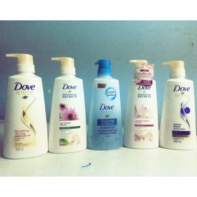 Combo 2 Chai Dầu Gội Xả Dove Phục Hồi Hư Tổn 450ml +425ml Thái Lan