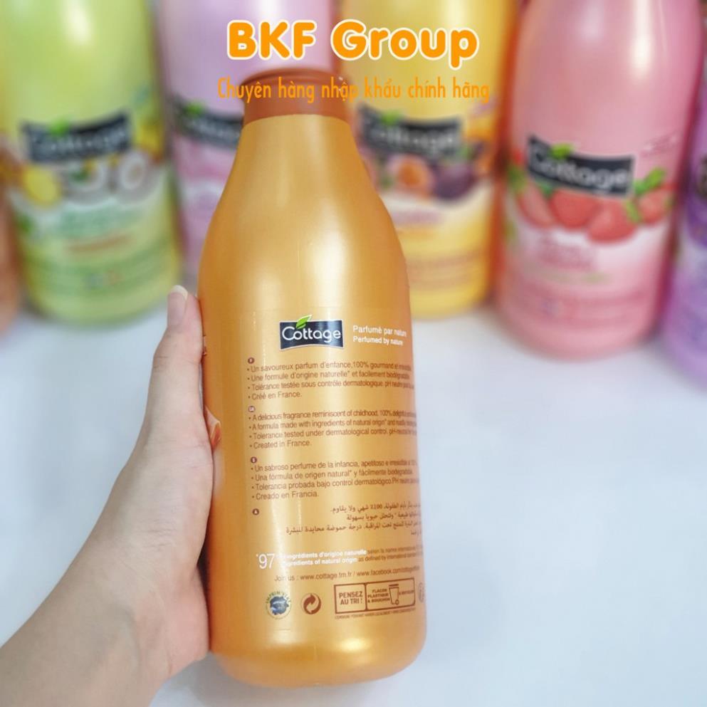 Sữa Tắm Cottage - Sữa Tắm Trắng Da Cottage 750ml - Chuẩn Pháp