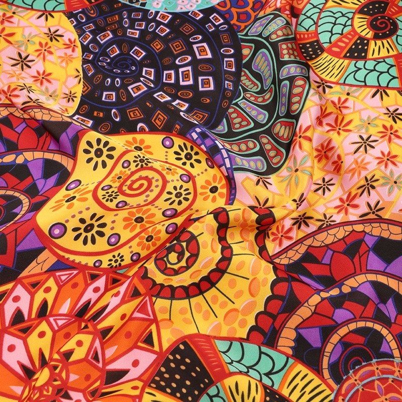 Khăn choàng cổ lụa vuông size 90x90cm - Khăn turban