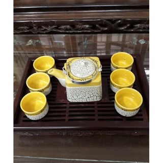 Bộ ấm chén giá rẻ kèm khay