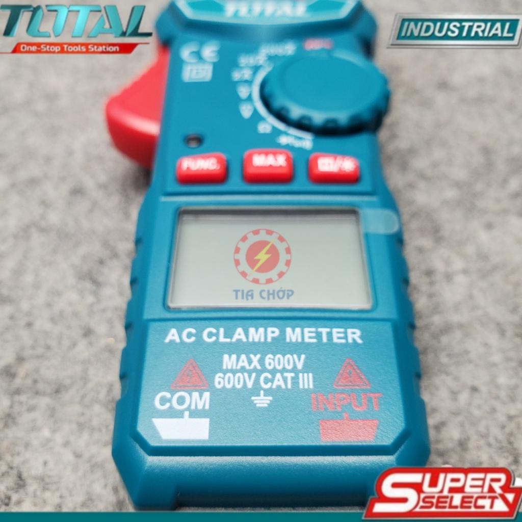 Ampe kẹp 2000 số đêm - Kềm đo AC kỹ thuật số Total TMT42002