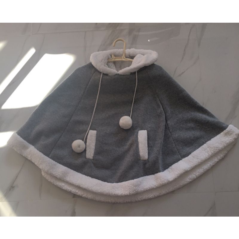 Áo Choàng phối cục bông xinh xắn
