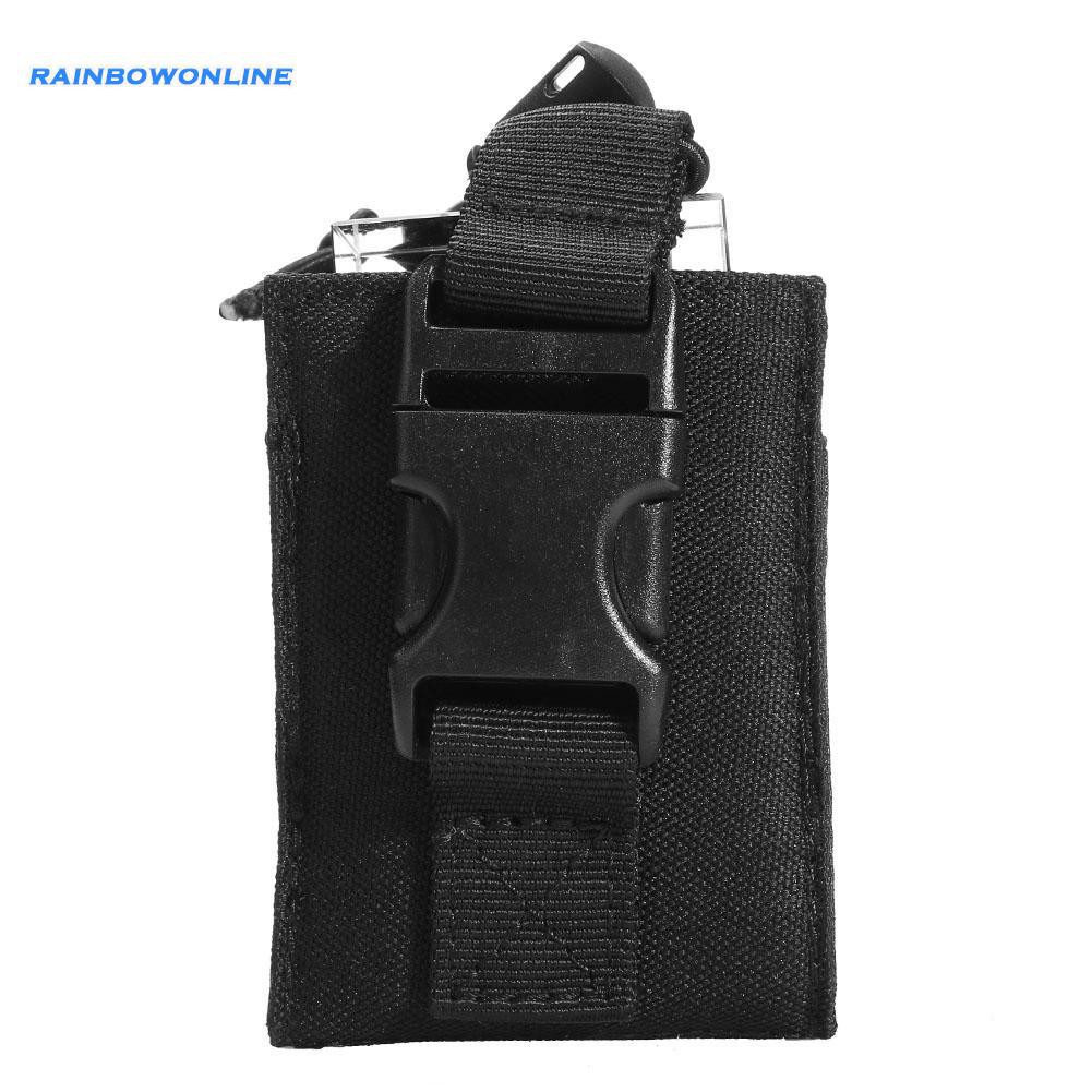 ❤RAIN❤Outdoor Molle Radio Walkie Talkie Holder Bag Magazine Pouch Pocket