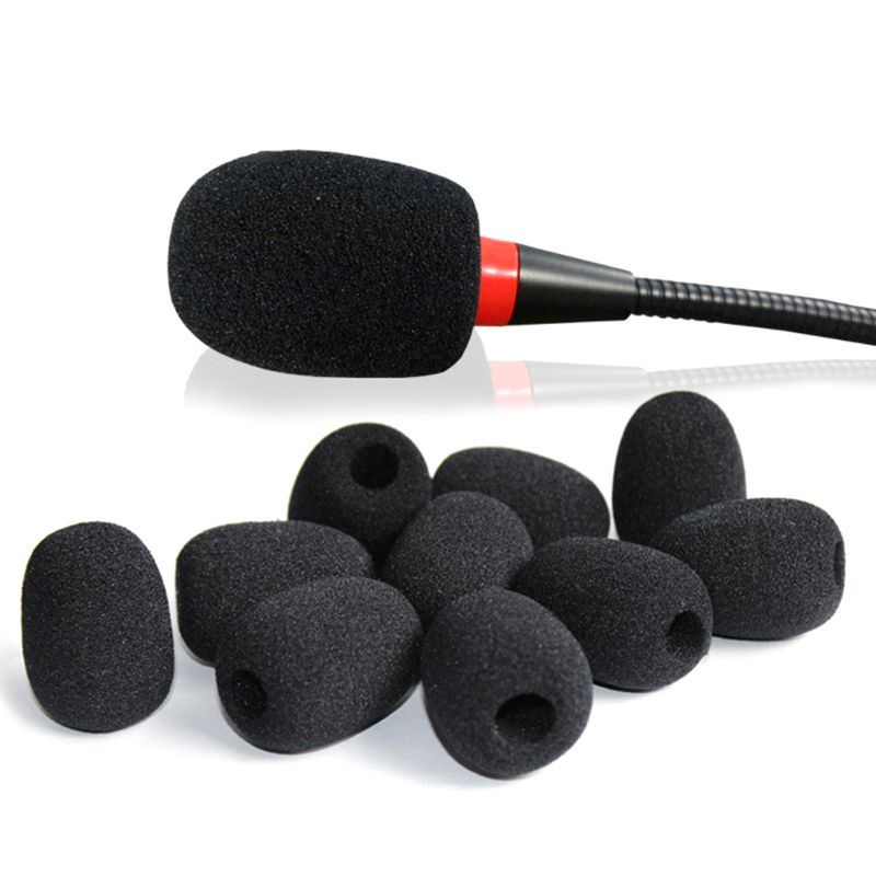 Set 10 Vỏ Xốp Bọc Bảo Vệ Đầu Micro Chuyên Dụng