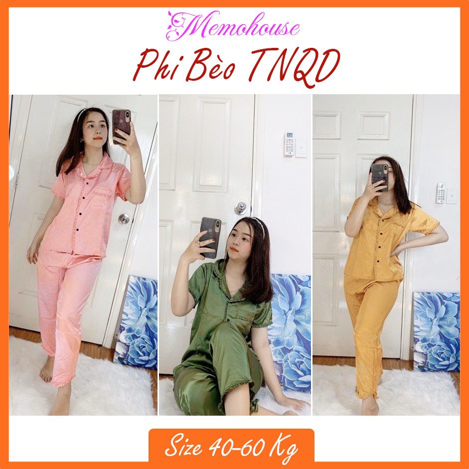 Đồ bộ pijama Phi Bèo - Tay ngắn quần dài 40-60kg
