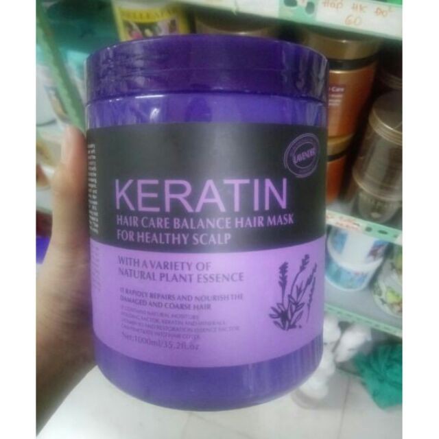 Kem hấp dầu, ủ tóc Keratin 1000 ml (mẫu cũ)