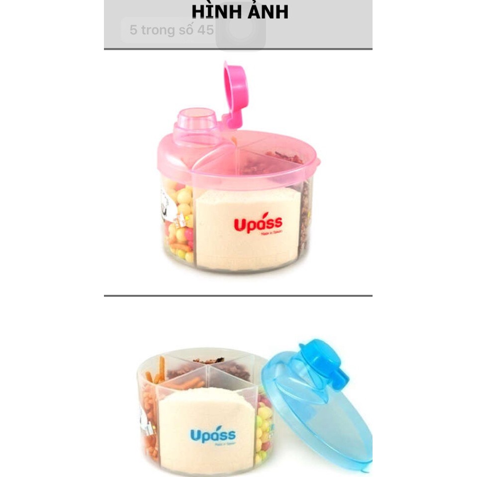 Hộp chia sữa tròn không BPA Upass UP8005CH