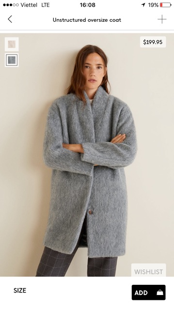 Áo khoác mango xịn