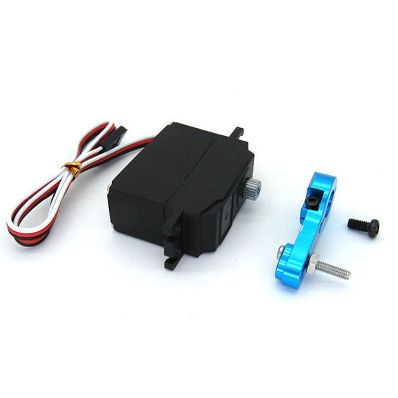 Metal Servo with 25T Servo Arm Horn for MN86K MN86KS MN86 MN86S MN G500 1/12 RC Car Upgrade Parts Accessories