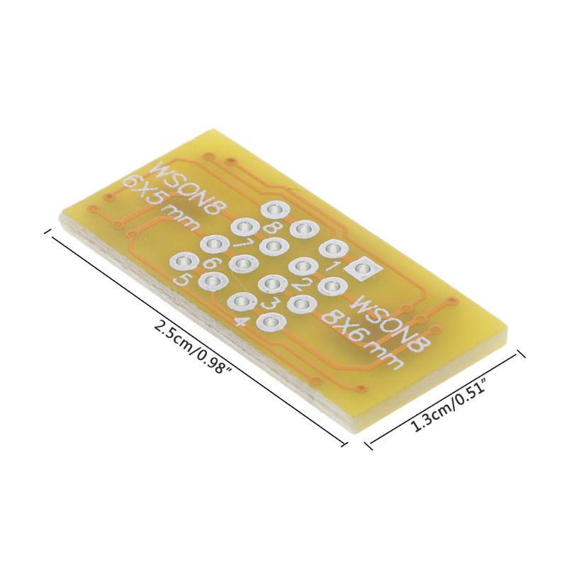 1 Bảng Mạch Lập Trình Chuyển Đổi WSON8 Sang DIP8 QFN8 / DFN8 Sang DIP8 &amp; WSON8 / MLF8 Sang D