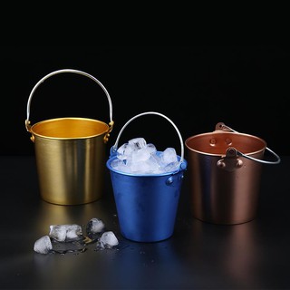 Creative bar/KTV stainless steel ice bucket plating process