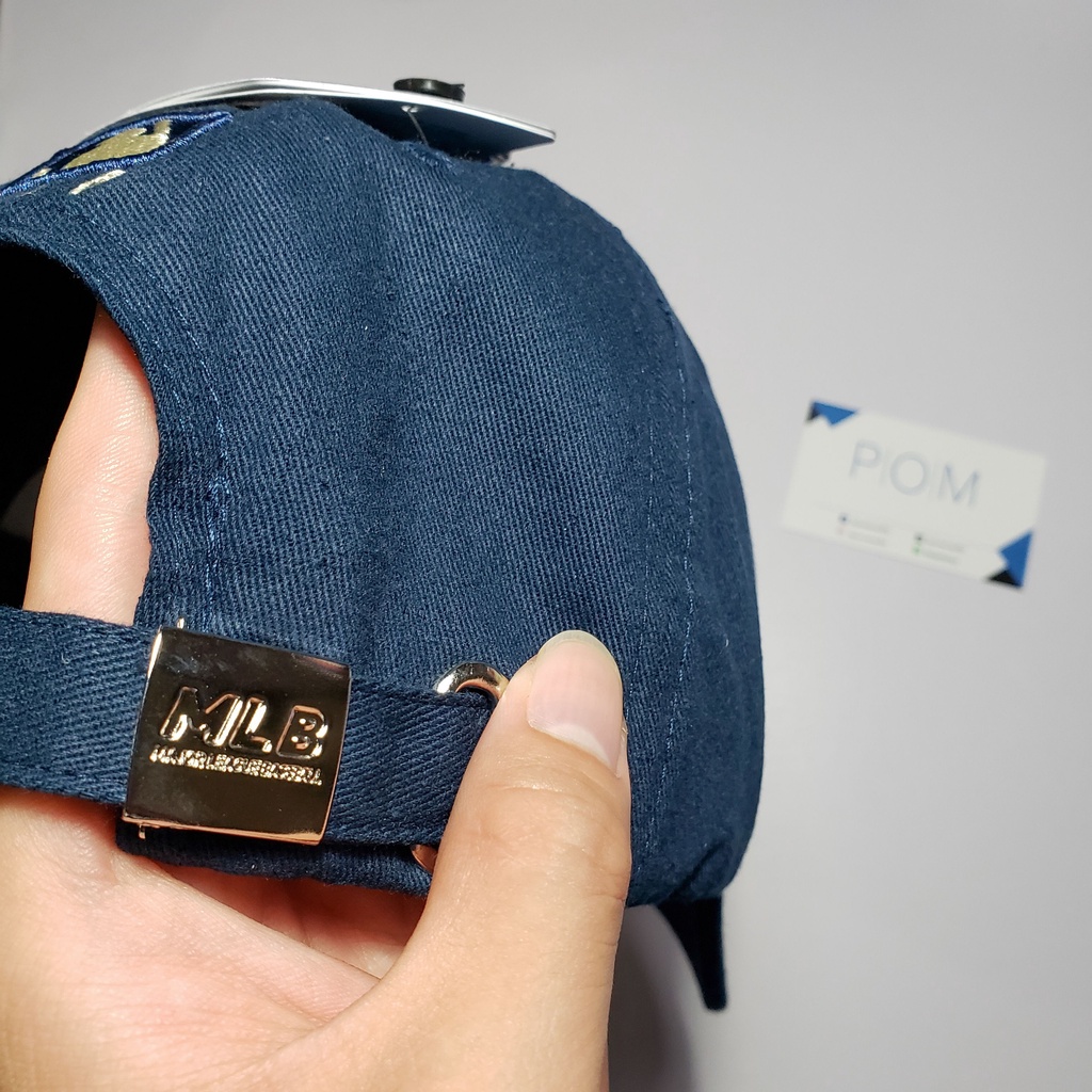 Mũ lưỡi trai NY mũ M.L.B NY Ball Cap Xanh Navy nón lưỡi trai NY - Pom Store
