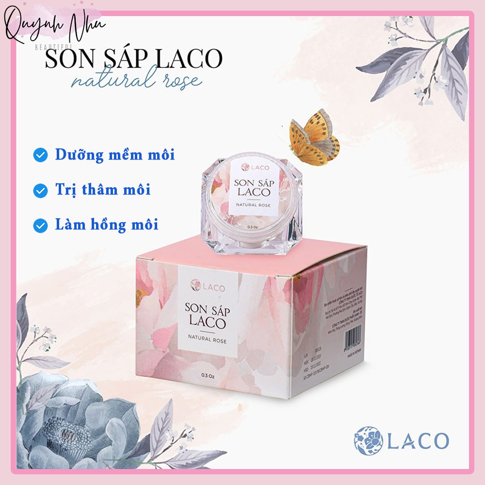Son dưỡng môi không màu -Son sáp Laco chống khô môi làm hồng giảm thâm mang lại một đôi môi mềm mại tươi tắn | BigBuy360 - bigbuy360.vn