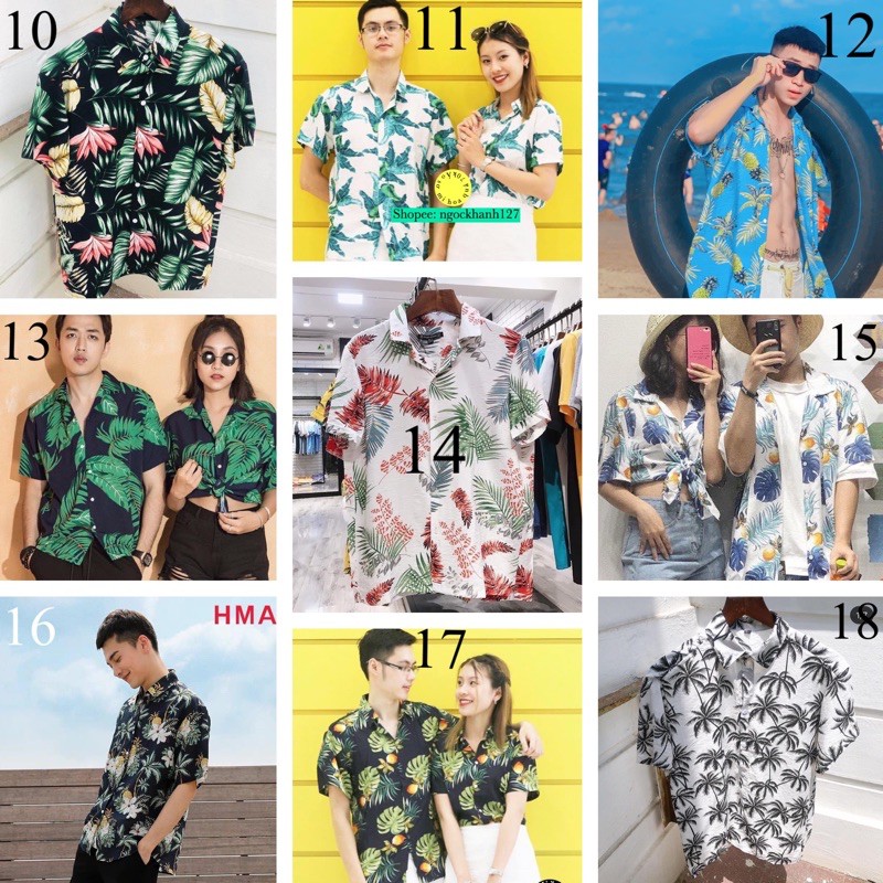 Áo sơ mi hoa quả Áo sơ mi trái cây Áo sơ mi đi biển Áo hoa quả Áo đi biển Áo gia đình Áo nhóm Áo lớp Áo đồng phục | BigBuy360 - bigbuy360.vn