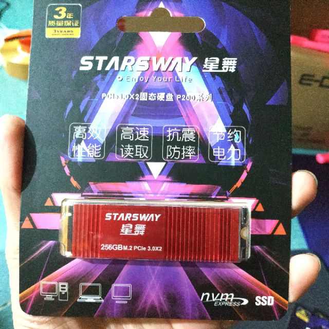 Ổ cứng SSD Starsway M2 240GB/256GB Bảo hành 3 năm 1 đổi 1