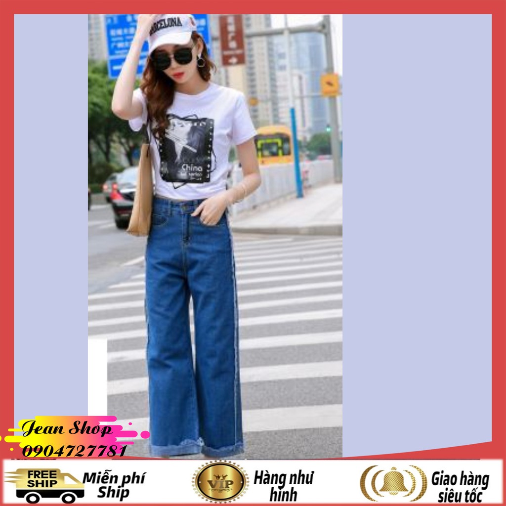 Quần ống rộng 🍎FREE SHIP🍎 Giảm 10K Nhập [QUAN JEAN] Quần jean nữ hàng Quảng Châu cao cấp Q31 | BigBuy360 - bigbuy360.vn
