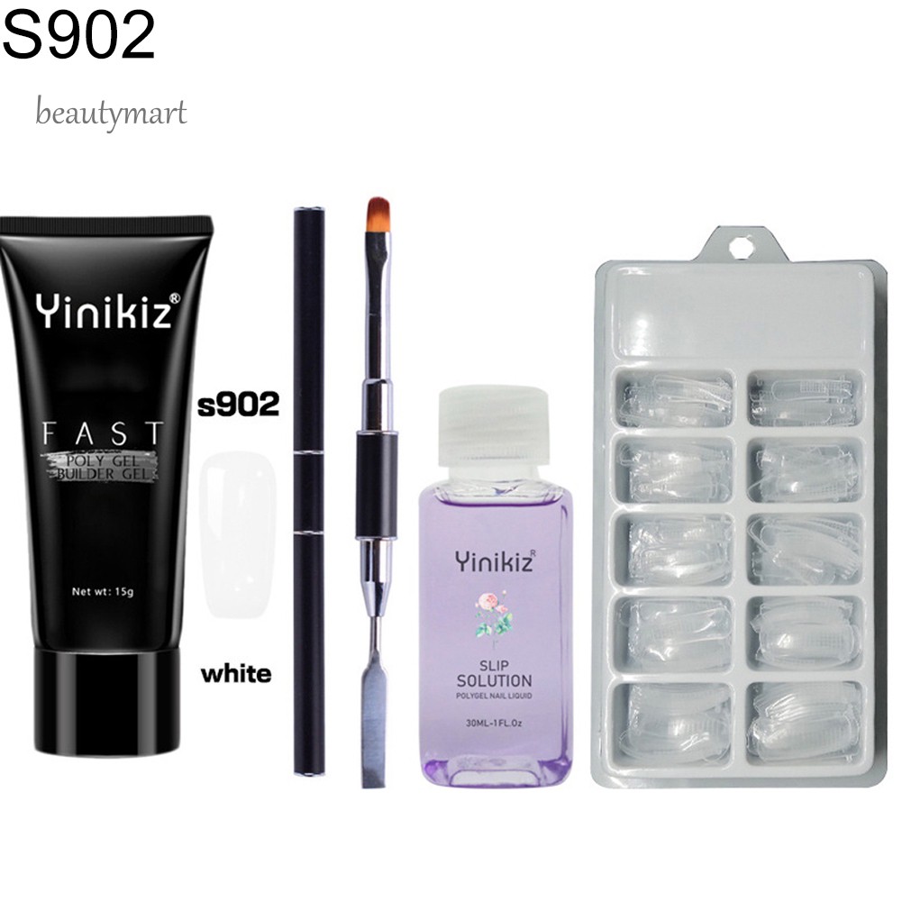 [Hàng mới về] Bộ gel đắp mỏng kèm dụng cụ làm móng chuyên dụng