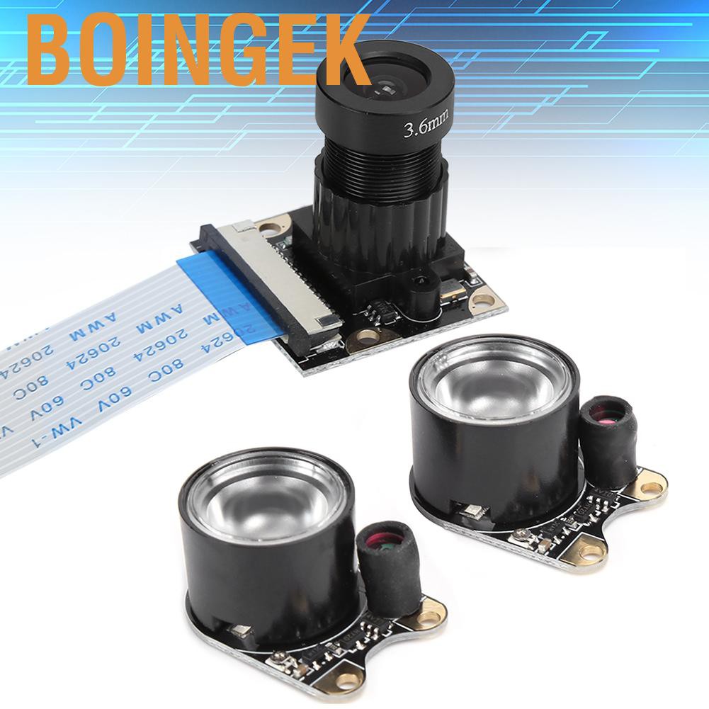 Boingek  Camera module board camera light-sensitive infrared for Raspberry Pi 4B/3B +/3B/2B