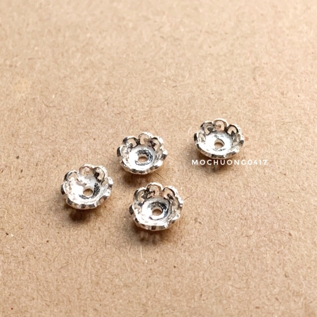 🔥 CHUYÊN SỈ 🔥 Charm ốp bạc cánh hoa hàng siêu đẹp - Bạc tốt loại 1, PH248