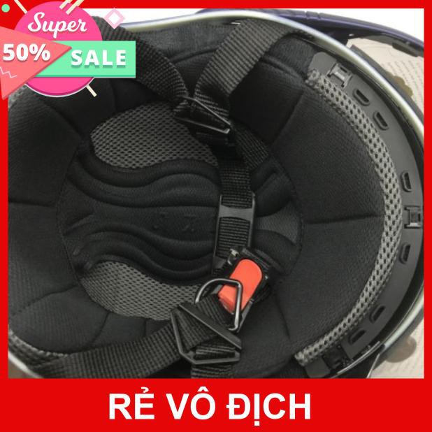 [SHOPEE]NÓN BẢO HIỂM 2 KÍNH THÁO LÓT CHÍNH HÃNG GRSA966K#3