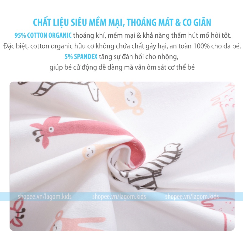 [CHÍNH HÃNG] Nhộng Chũn Cho Bé Cotton Organic | Nhộng Ngủ Cho Bé Sơ Sinh 0 - 6 Tháng