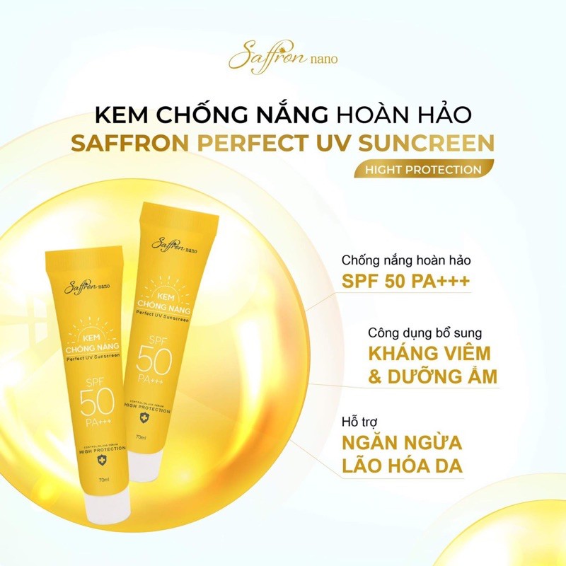 Kem Chống Nắng Saffron Việt Nam