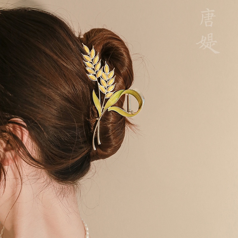 Kẹp Tóc Hình Cá Mập Mạ Vàng Phong Cách Trung Hoa Cổ Điển 2022