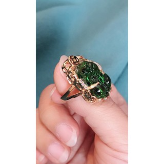 NHẪN TỲ HƯU PHONG THỦY RUBY VÀNG
