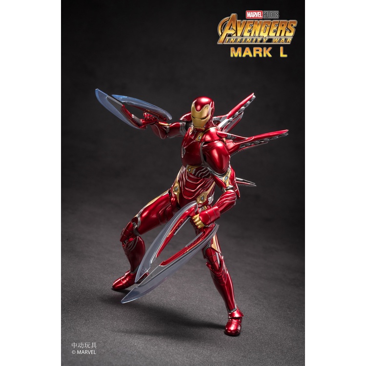 Mô hình ZD Toys Iron Man Mark 50 MK50 Deluxe Avengers Infinity War 1/10 - Marvel Chính hãng