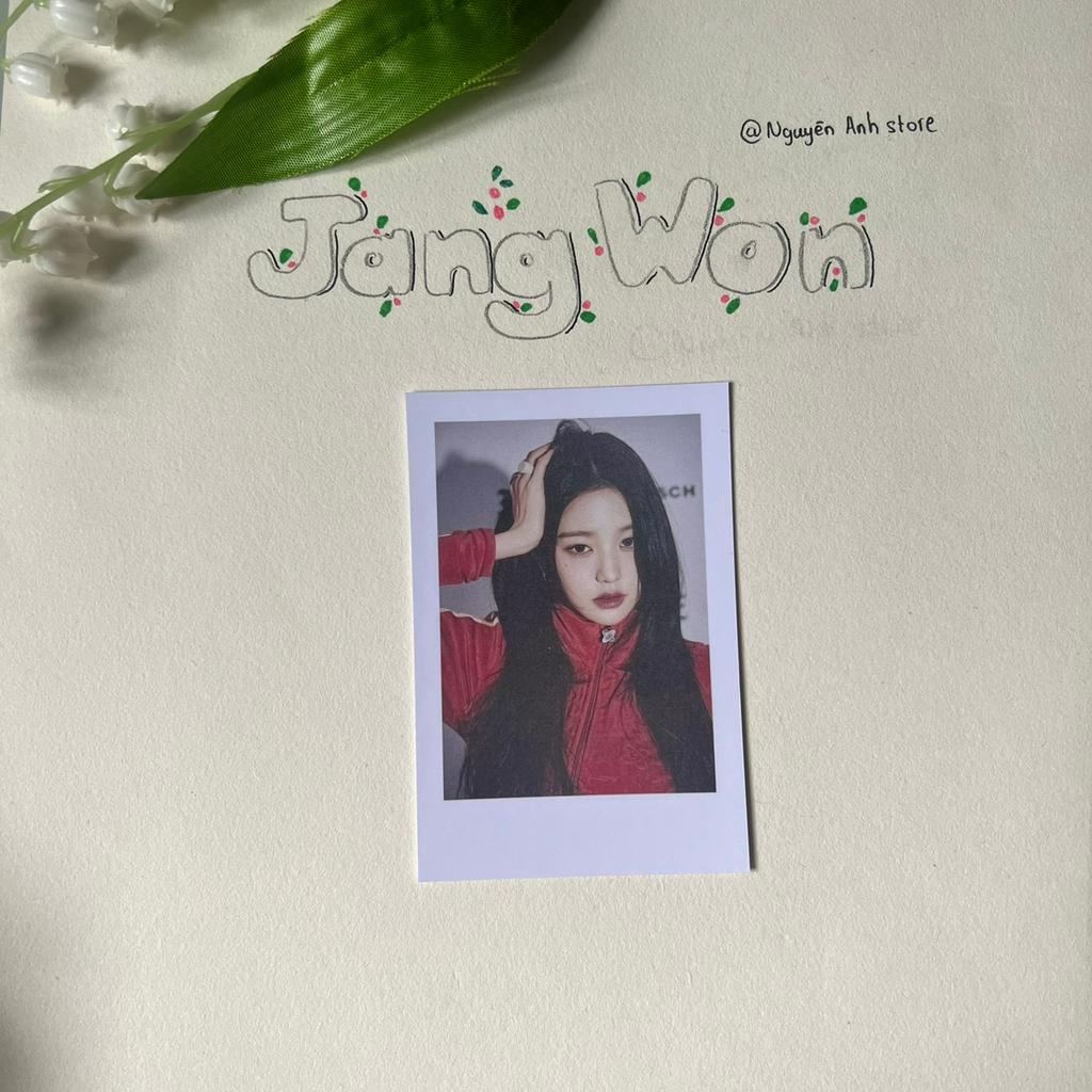 Card Wonyoung ive l polaroid