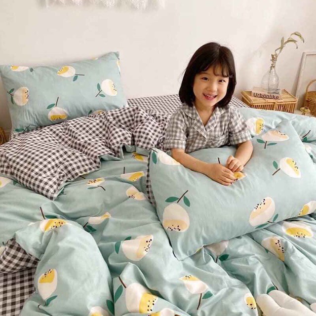 Sét chăn ga gối cotton DEMI hàng loại 1