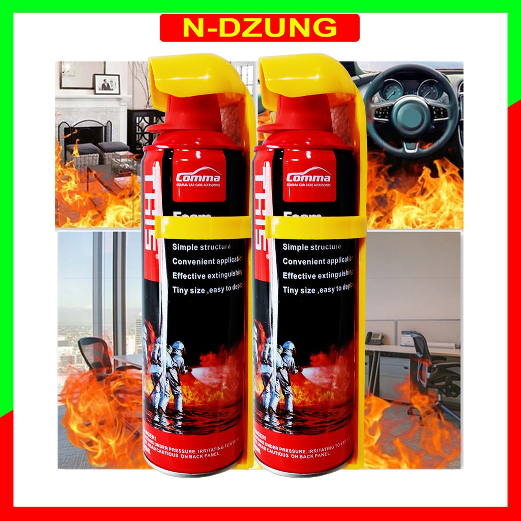 [LOẠI TỐT] Bình Cứu Hỏa Mini - Chai Xịt Chữa Cháy Trên Ô Tô - THIS Foam Fire Exstinguisher - Dập Tắt Siêu Nhanh - NDZUNG