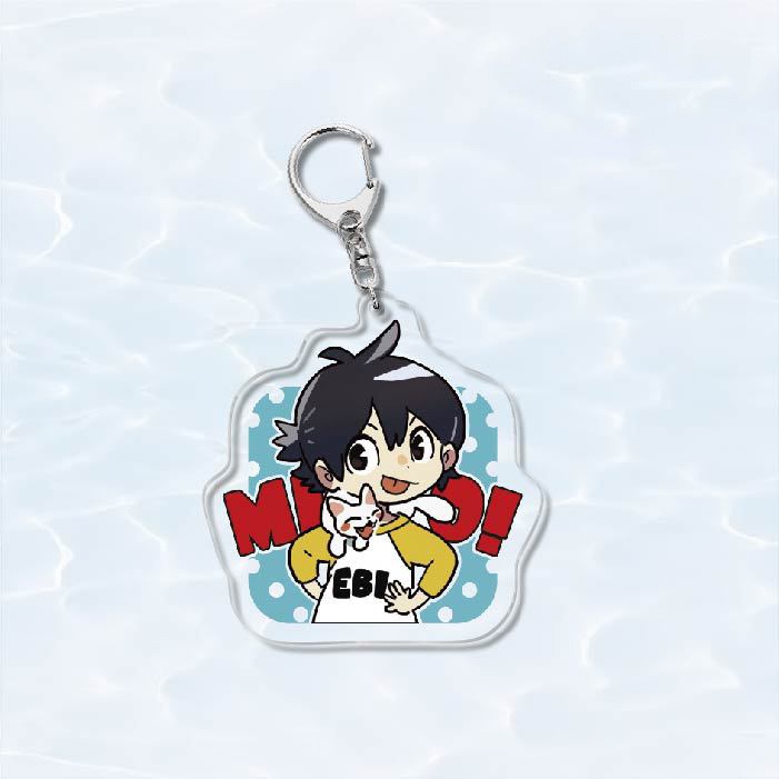 ( Mica trong acrylic ) Móc khóa IN HÌNH Umibe no Étranger Người lạ bên bờ biển xinh xắn anime chibi