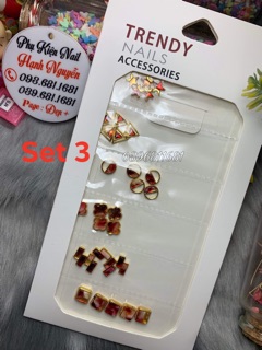 Set Phụ Kiện Hàn Quốc Trang Trí móng Nails