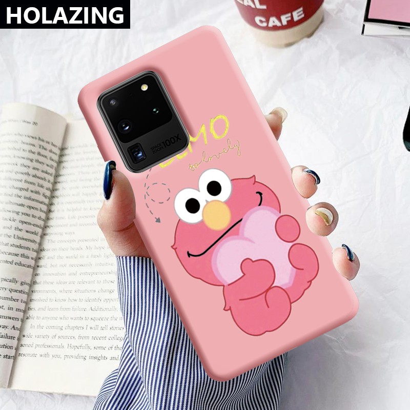Ốp Điện Thoại Họa Tiết Hoạt Hình Elmo Kaso Sa Telepono Cho Samsung Galaxy S20 Plus S20 Ultra Note 20 10 Plus 9 S10 5g S10 S9 | BigBuy360 - bigbuy360.vn