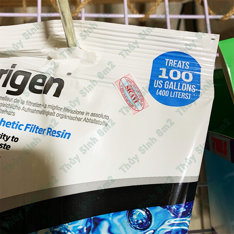 Purigen Seachem - Khử Độc, Làm Trong Nước, Khử Màu Lũa - 8m2