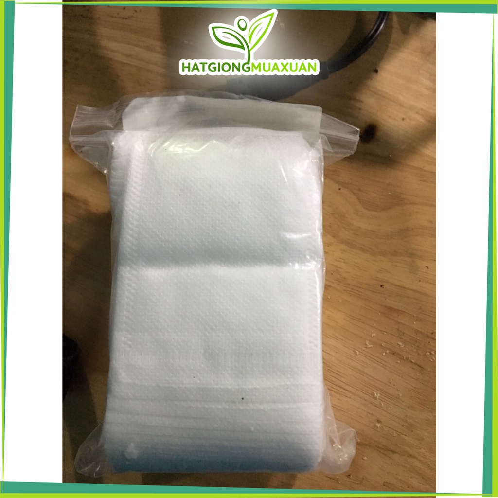 - Túi lọc đựng phân tan chậm kích thước 7cm x 9cm 100 túi chất.