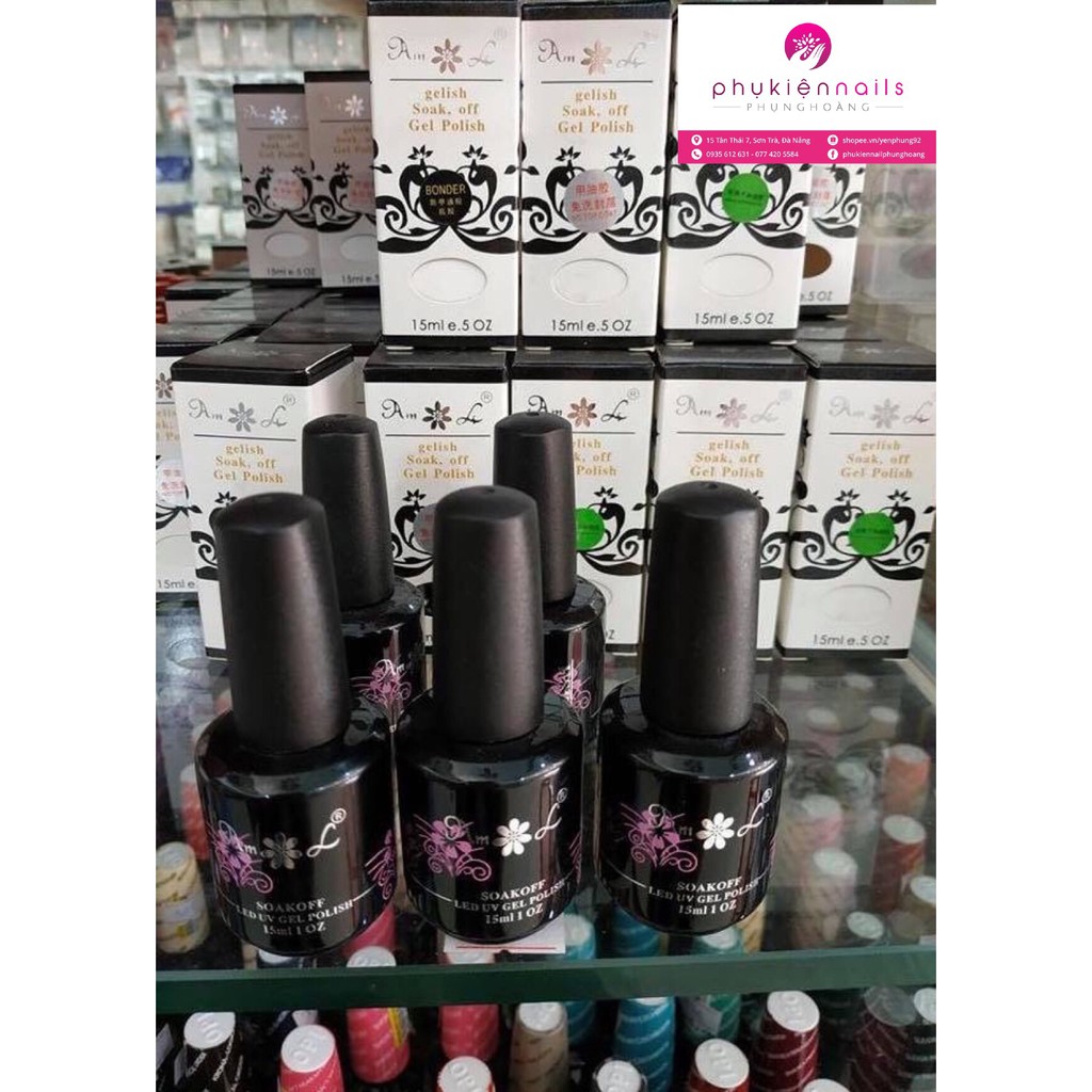 Bộ 3 Gelish (Base - Top - Dầy Móng)
