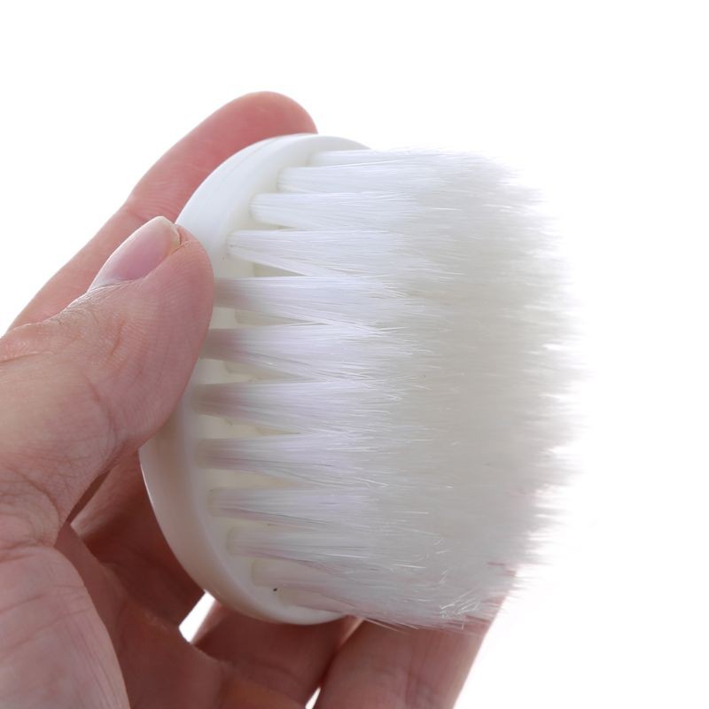 Youyo* Đầu bàn chải chạy bằng bột khoan mềm 60mm màu trắng để làm sạch thảm trải sàn Vải mới