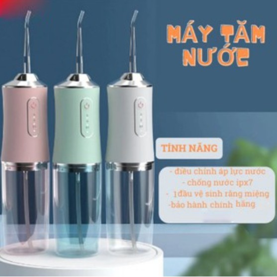 Máy tăm nước cầm tay sạc pin cao cấp,máy vệ sinh răng miệng an toàn