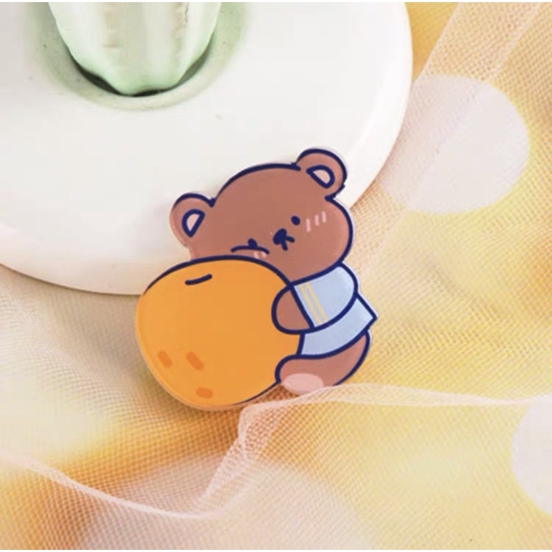 PIN CÀI BALO HÌNH GẤU DỄ THƯƠNG