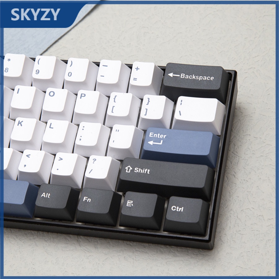 Arctic Keycap Cấu hình OEM 135 Phím Bàn phím cơ PBT Double Shot Keycaps