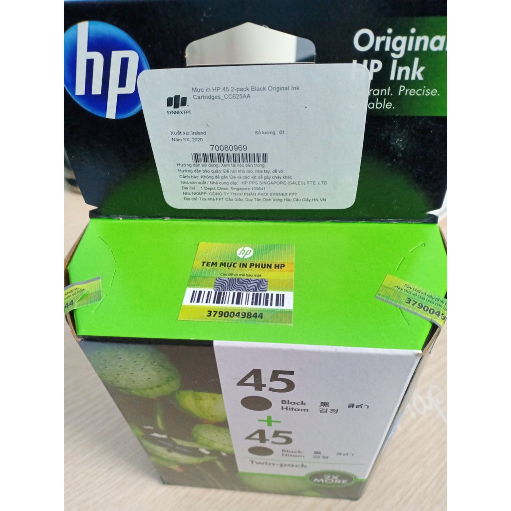 Mực máy in sơ đồ HP45 ( hãng) Số lượng có hạn Có bảo hành