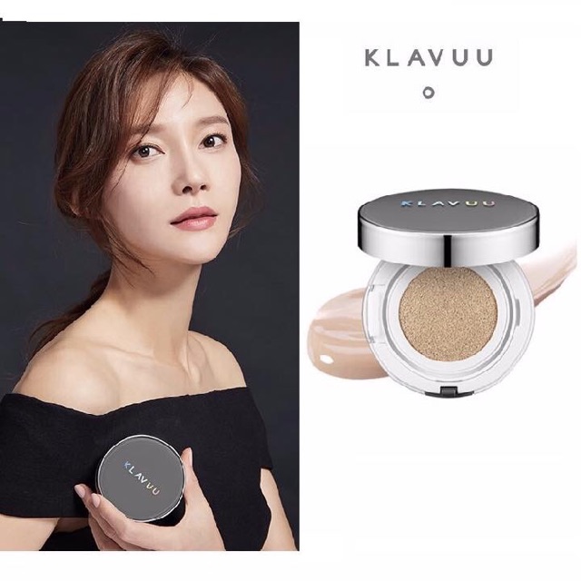 Cushion ngọc trai klavuu xám 2 lõi | BigBuy360 - bigbuy360.vn