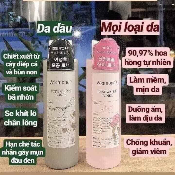 NƯỚC HOA HỒNG MANONDE 250ml ( TONER MAMONDE )