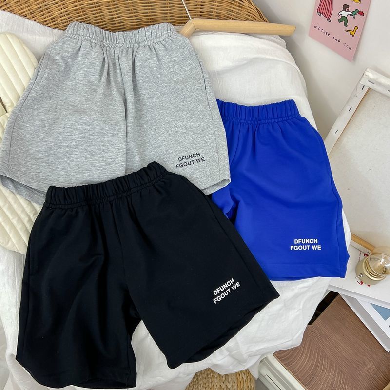 [Babycat] Hàng Có Sẵn Quần Short In Chữ Xiaowajia Nhật Bản Phong Cách Mới Cho Bé Trai Bé Gái