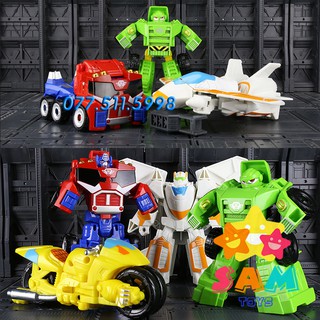 Đồ chơi Robot biến hình cao cấp thành xe - máy bay - ô tô an toàn cho bé