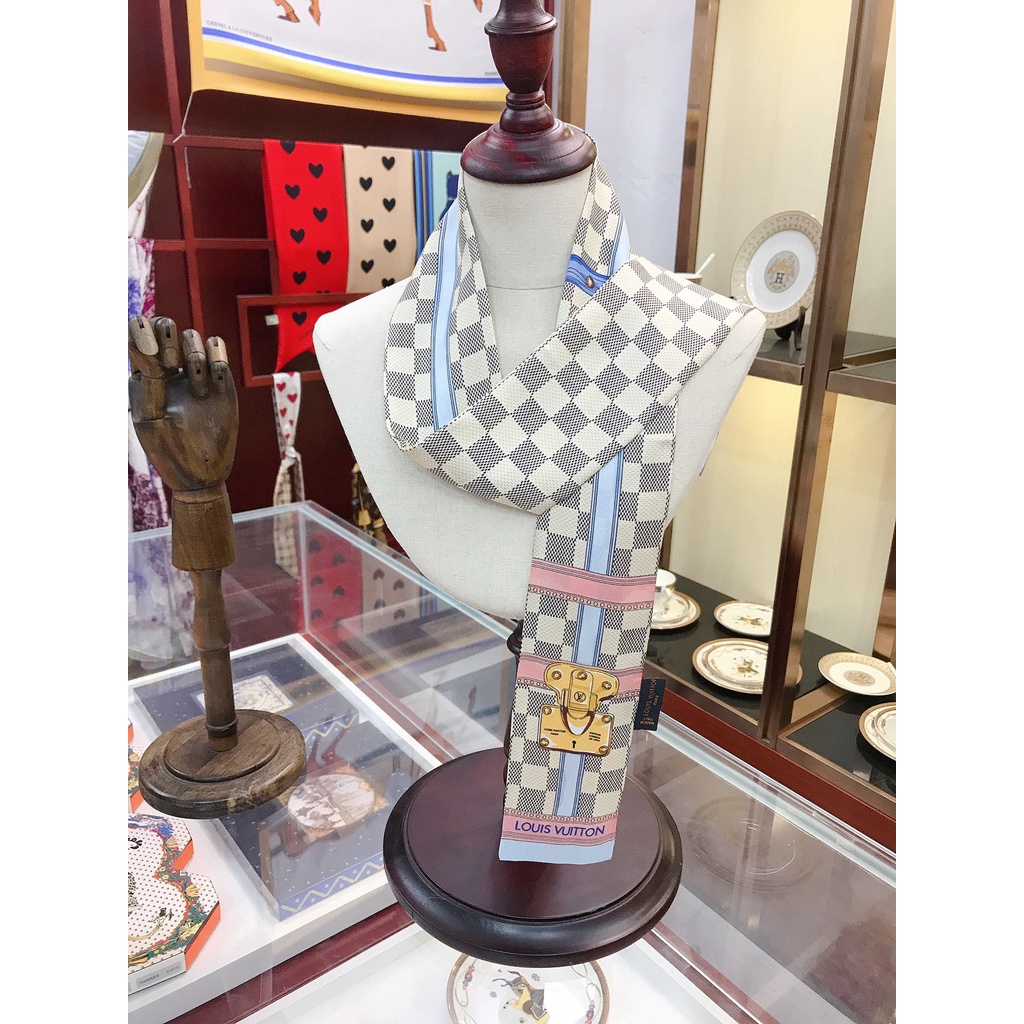 Khăn Choàng Cổ / Khăn Tay / Túi Xách Bằng Lụa Họa Tiết Cổ Điển Thời Trang Cho Nữ