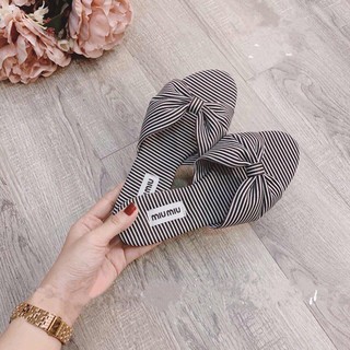 Dép nơ lụa