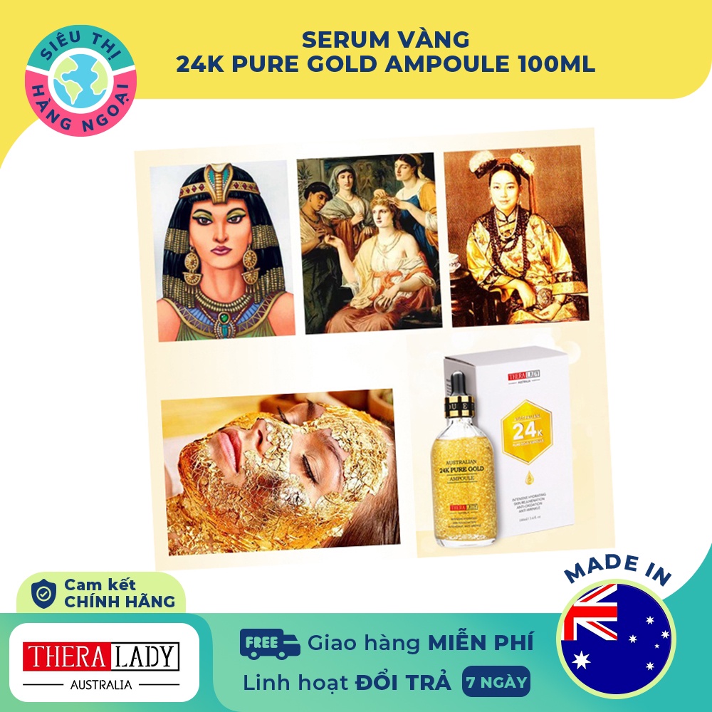 Serum tinh chất vàng 24K Pure Gold Ampoule của Úc - 100ml | BigBuy360 - bigbuy360.vn